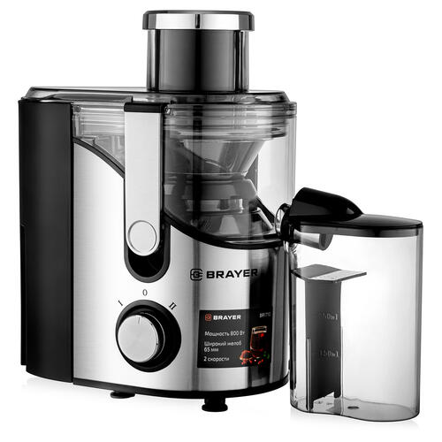 Купить Соковыжималка электрическая Brayer BR1710 серебристый  9019769. Характеристики, отзывы и цены в Донецке