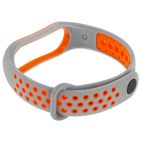 Купить Ремешок Red Line для Xiaomi Smart Band 7 серый/оранжевый  5607863. Характеристики, отзывы и цены в Донецке