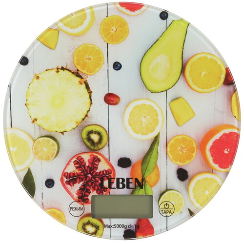 Купить Кухонные весы LEBEN 268-063 разноцветный  9237204. Характеристики, отзывы и цены в Донецке