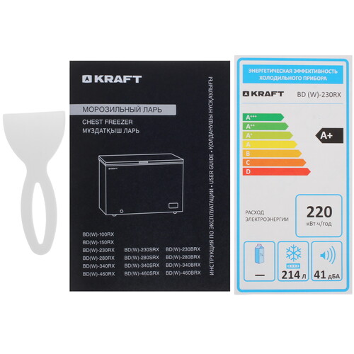 Купить Морозильный ларь KRAFT BD (W)-230RX белый  9089464. Характеристики, отзывы и цены в Донецке