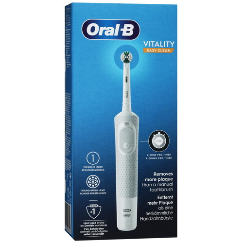 Купить Электрическая зубная щетка Braun Oral-B Vitality D100.413 Easy Clean белый  5600425. Характеристики, отзывы и цены в Донецке