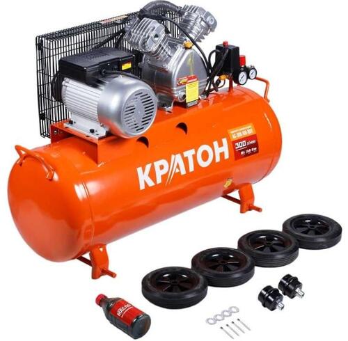 Купить Компрессор поршневой масляный Кратон AC-300-100-BDV  9024848. Характеристики, отзывы и цены в Донецке