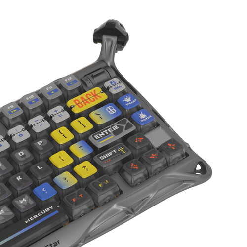 Купить Клавиатура проводная + беспроводная Gravastar Mercury K1 Pro Interstellar Silver  9276736. Характеристики, отзывы и цены в Донецке