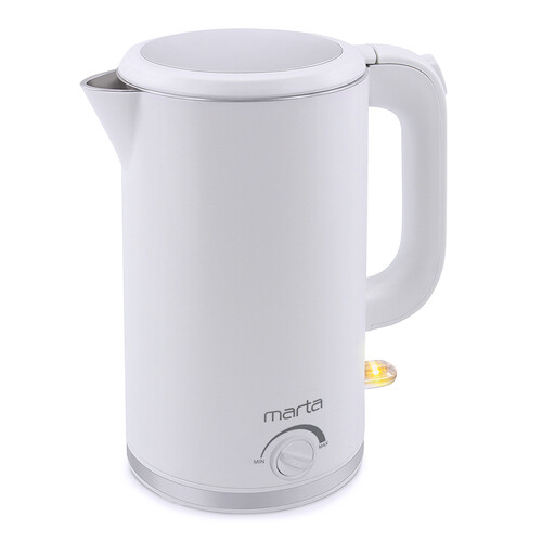 Купить Электрочайник MARTA MT-4557 белый  5354220. Характеристики, отзывы и цены в Донецке