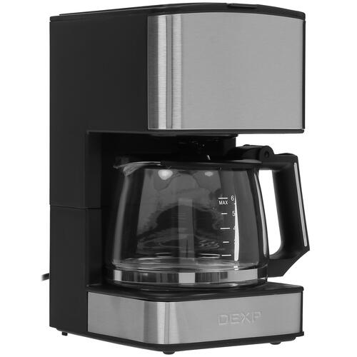 Купить Кофеварка капельная DEXP DCM-0800A серебристый  5050249. Характеристики, отзывы и цены в Донецке