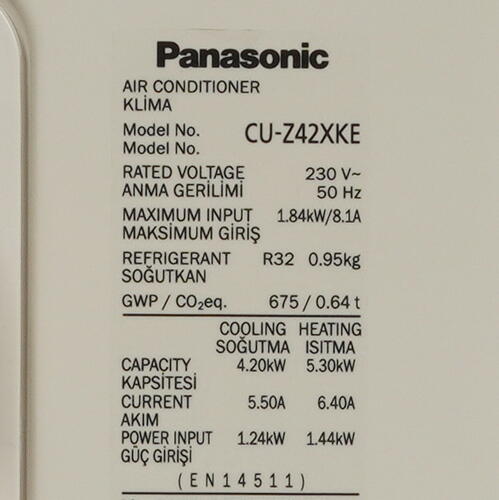 Купить Кондиционер настенный сплит-система Panasonic CS-Z42XKEW/CU-Z42XKE белый  9986647. Характеристики, отзывы и цены в Донецке