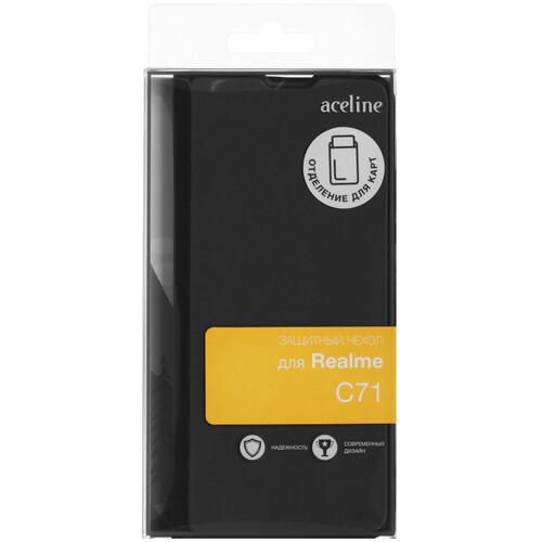 Купить Чехол-книжка  Aceline Kors для realme C71 черный  5630420. Характеристики, отзывы и цены в Донецке