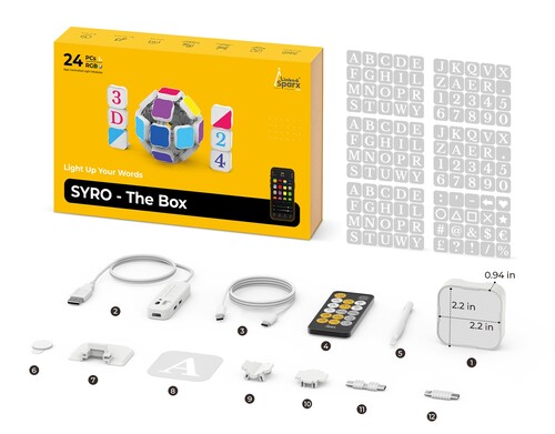 Купить Декоративный светильник SYRO Bricks The Box 3D белый  5492110. Характеристики, отзывы и цены в Донецке