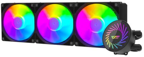 Купить Система охлаждения DarkFlash Radiant DCS 360 черная  5482463. Характеристики, отзывы и цены в Донецке