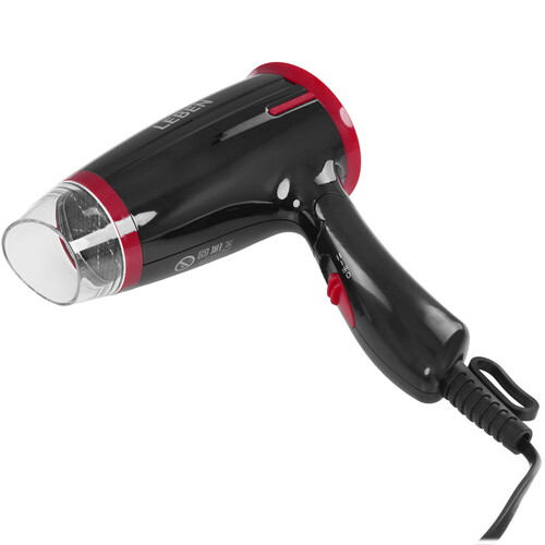 Купить Фен LEBEN 259-128 черный/красный  9237171. Характеристики, отзывы и цены в Донецке