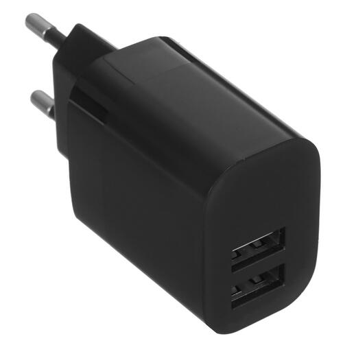 Купить Сетевое зарядное устройство AXXA 2402 черный  5073608. Характеристики, отзывы и цены в Донецке