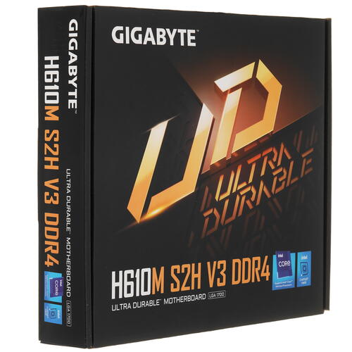 Купить Материнская плата GIGABYTE H610M S2H V3 DDR4  5449144. Характеристики, отзывы и цены в Донецке