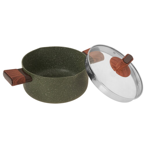 Купить Кастрюля Werner Organic Forest style 51457 2.8 л 20 см зеленый  9223361. Характеристики, отзывы и цены в Донецке