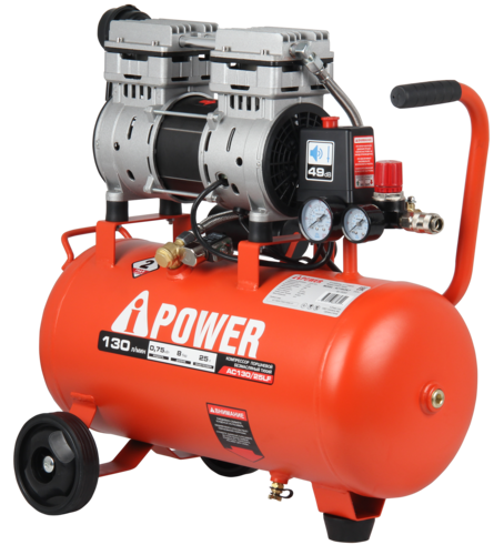 Купить Компрессор поршневой безмасляный A-iPower AC130/25LF  9191227. Характеристики, отзывы и цены в Донецке