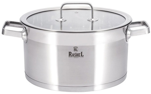 Купить Кастрюля Rashel Виктория R-270w 2.7 л 18 см серебристый  9321065. Характеристики, отзывы и цены в Донецке