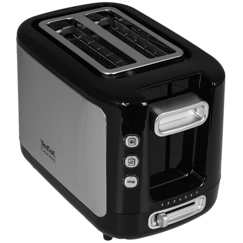 Купить Тостер Tefal Express Metal TT365031 черный  5472644. Характеристики, отзывы и цены в Донецке