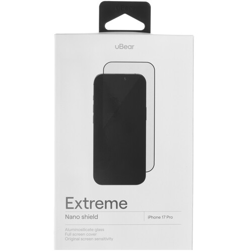 Купить Защитное стекло uBear для экрана Apple iPhone 17 Pro  5639984. Характеристики, отзывы и цены в Донецке