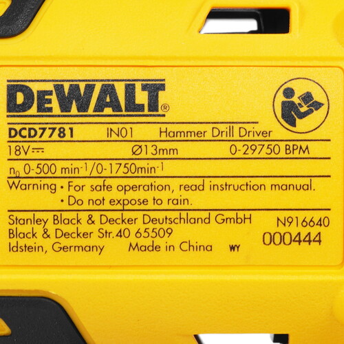 Купить Дрель-шуруповерт DeWalt DCD7781D2-IN  5488247. Характеристики, отзывы и цены в Донецке