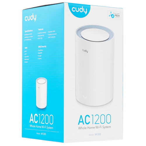Купить MESH-комплект Cudy M1200 (1-Pack)  9046082. Характеристики, отзывы и цены в Донецке