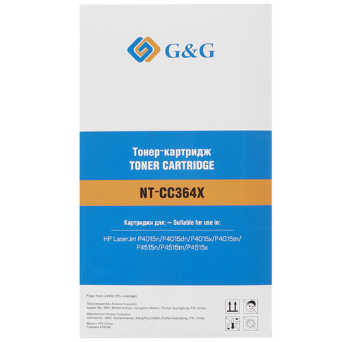 Купить Картридж лазерный G&G NT-CC364X черный, с чипом  0186900. Характеристики, отзывы и цены в Донецке