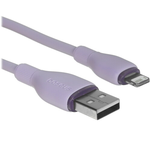 Купить Кабель круглый Baseus Lightning 8-pin - USB 2.0 Type-A фиолетовый 1.2 м  9260744. Характеристики, отзывы и цены в Донецке