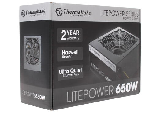 Купить Блок питания Thermaltake Litepower 650W  1065861. Характеристики, отзывы и цены в Донецке