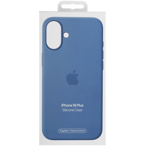 Купить Накладка  Apple Silicone Case для Apple iPhone 16 Plus голубой  5637301. Характеристики, отзывы и цены в Донецке
