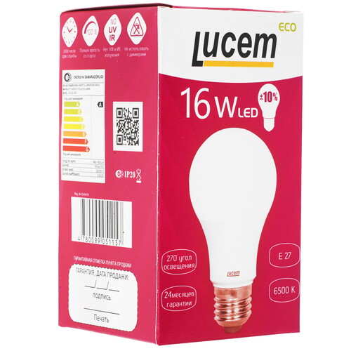 Купить Лампа светодиодная Lucem LM-LBL 16W  9162550. Характеристики, отзывы и цены в Донецке