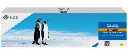 Купить Картридж лазерный G&G GG-TK8600Y желтый, с чипом  9906876. Характеристики, отзывы и цены в Донецке