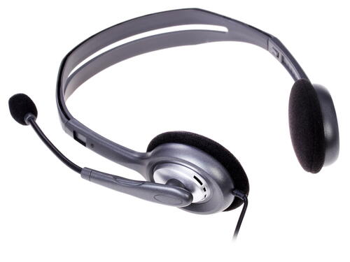 Купить Проводные наушники Logitech H110 серый  1016067. Характеристики, отзывы и цены в Донецке