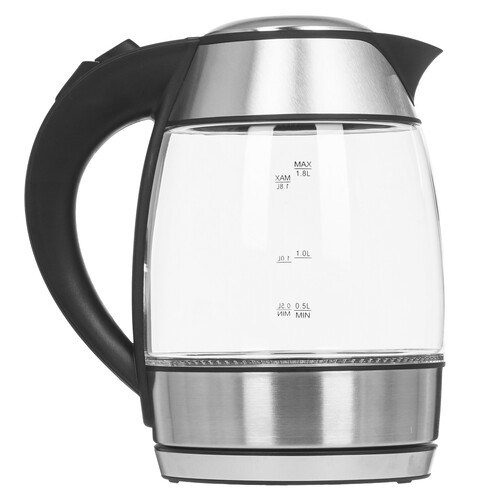 Купить Электрочайник Renova KT17G-06B серебристый  9207214. Характеристики, отзывы и цены в Донецке