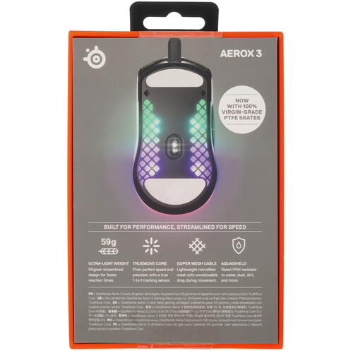 Купить Мышь проводная SteelSeries Aerox 3 Onyx  5078668. Характеристики, отзывы и цены в Донецке
