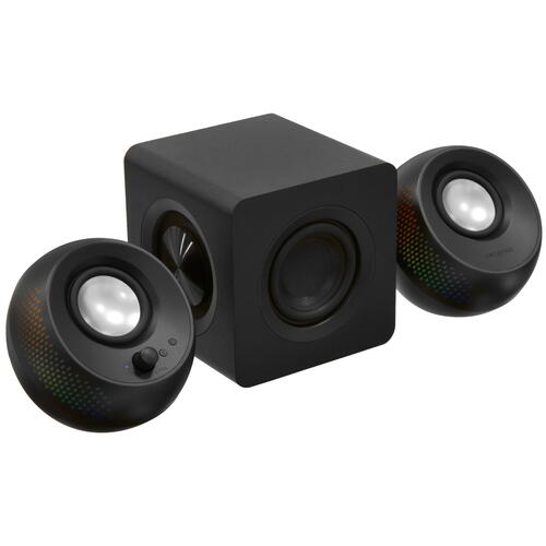 Купить Колонки Creative PEBBLE X Plus черный  5454206. Характеристики, отзывы и цены в Донецке