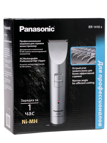 Купить Машинка для стрижки Panasonic ER1410 серебристый/черный  0145999. Характеристики, отзывы и цены в Донецке