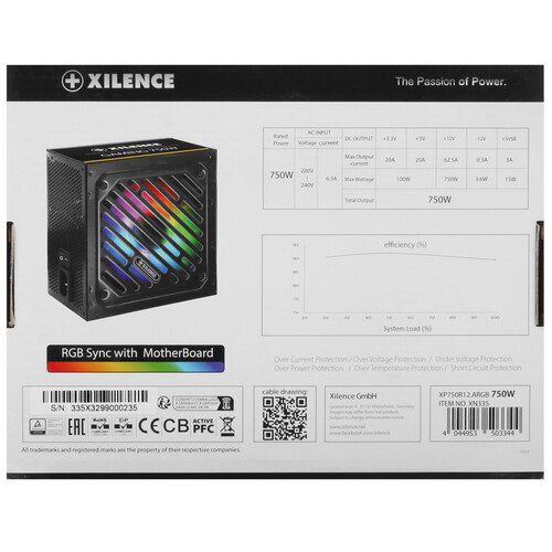 Купить Блок питания Xilence Gaming Gold Series XN335  5417900. Характеристики, отзывы и цены в Донецке