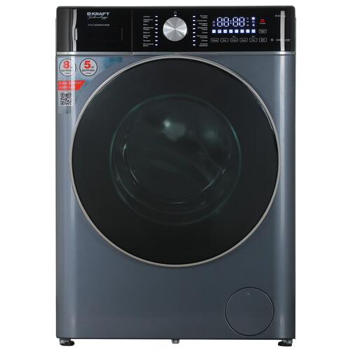 Купить Стирально-сушильная машина KRAFT TCH-HDD8597SDB серый  9919944. Характеристики, отзывы и цены в Донецке