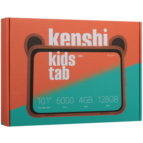 Купить 10.1" Планшет KENSHI Kids H24 LTE 128 ГБ коричневый  9154103. Характеристики, отзывы и цены в Донецке