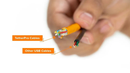 Купить Кабель Tether Tools USB Type-C - USB Type-A оранжевый  5605746. Характеристики, отзывы и цены в Донецке