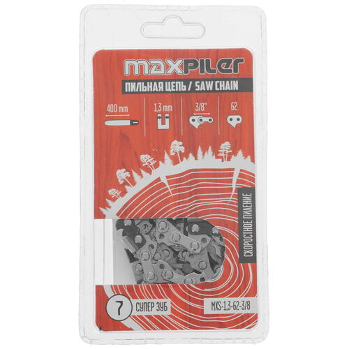 Купить Пильная цепь MaxPiler MXS-1.3-62-3/8  5308505. Характеристики, отзывы и цены в Донецке