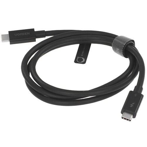 Купить Кабель круглый Ugreen Thunderbolt 5 (USB Type-C) - Thunderbolt 5 (USB Type-C) черный 1 м  5624662. Характеристики, отзывы и цены в Донецке