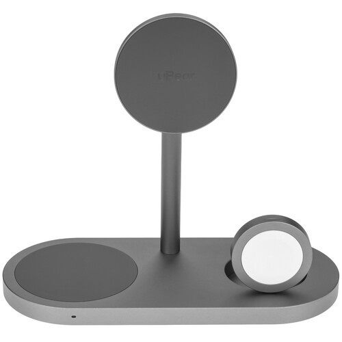 Купить Беспроводное зарядное устройство uBear Stage Ultra серый  9268171. Характеристики, отзывы и цены в Донецке