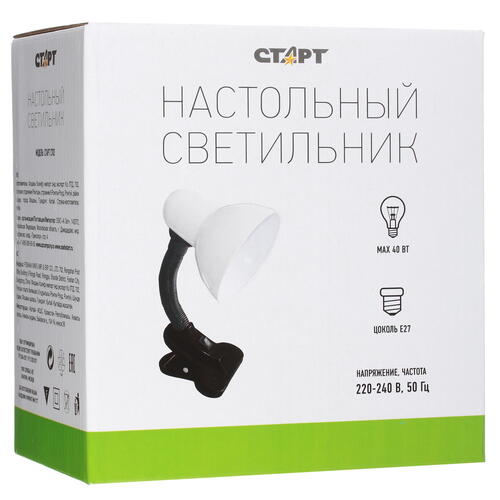 Купить Настольный светильник СТАРТ CT03 белый  1655330. Характеристики, отзывы и цены в Донецке