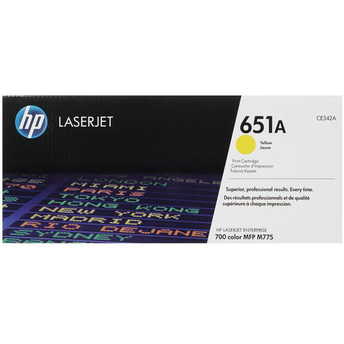 Купить Картридж лазерный HP 651A (CE342A) желтый  7936790. Характеристики, отзывы и цены в Донецке