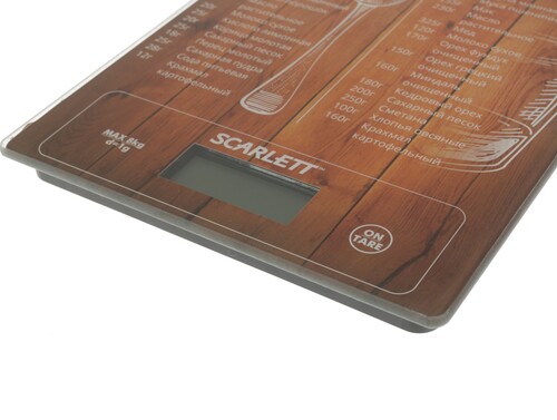 Купить Кухонные весы Scarlett SC-KS57P19 коричневый  1108824. Характеристики, отзывы и цены в Донецке