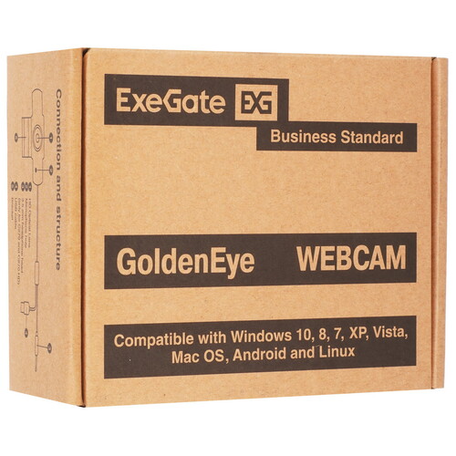 Купить Веб-камера ExeGate GoldenEye C920 FullHD  5365751. Характеристики, отзывы и цены в Донецке
