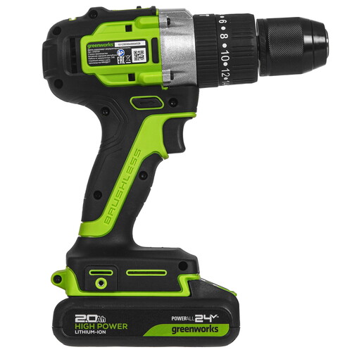 Купить Дрель-шуруповерт GreenWorks GD24DD60 24V  9305504. Характеристики, отзывы и цены в Донецке
