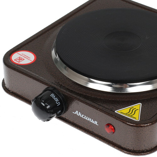 Купить Плита компактная электрическая Аксинья КС-006 коричневый  7999619. Характеристики, отзывы и цены в Донецке