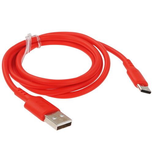 Купить Кабель круглый Defender USB Type-C - USB 2.0 Type-A красный 1 м  5479436. Характеристики, отзывы и цены в Донецке