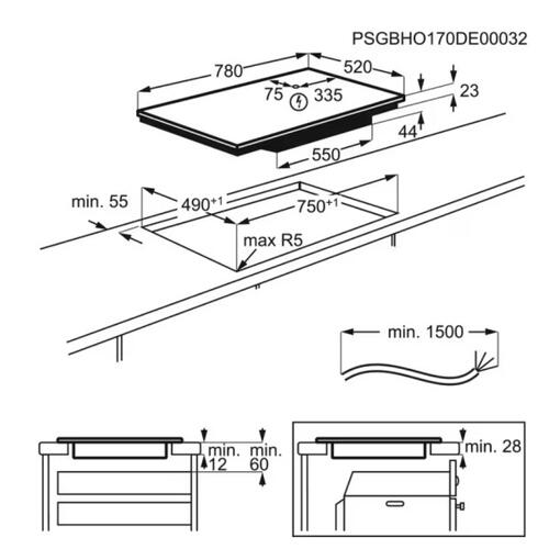 Купить Индукционная варочная поверхность AEG IKE84471FB  9105498. Характеристики, отзывы и цены в Донецке