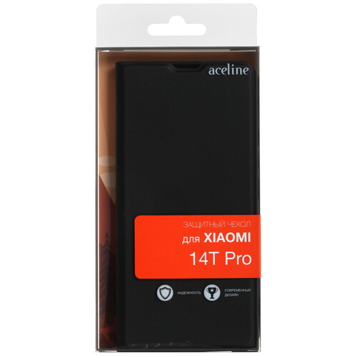 Купить Чехол-книжка  Aceline Kors для Xiaomi 14T Pro черный  9150453. Характеристики, отзывы и цены в Донецке